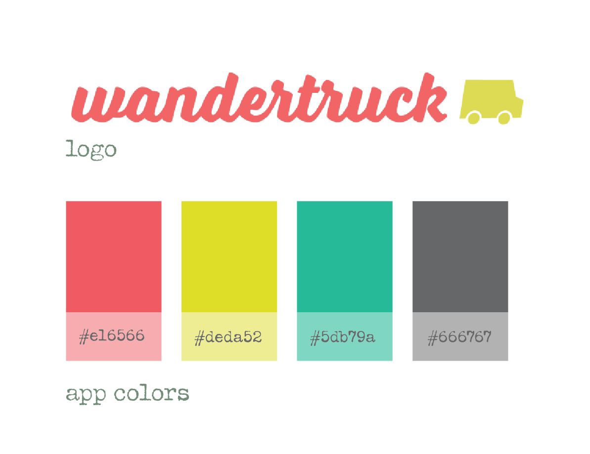 logo and color palette