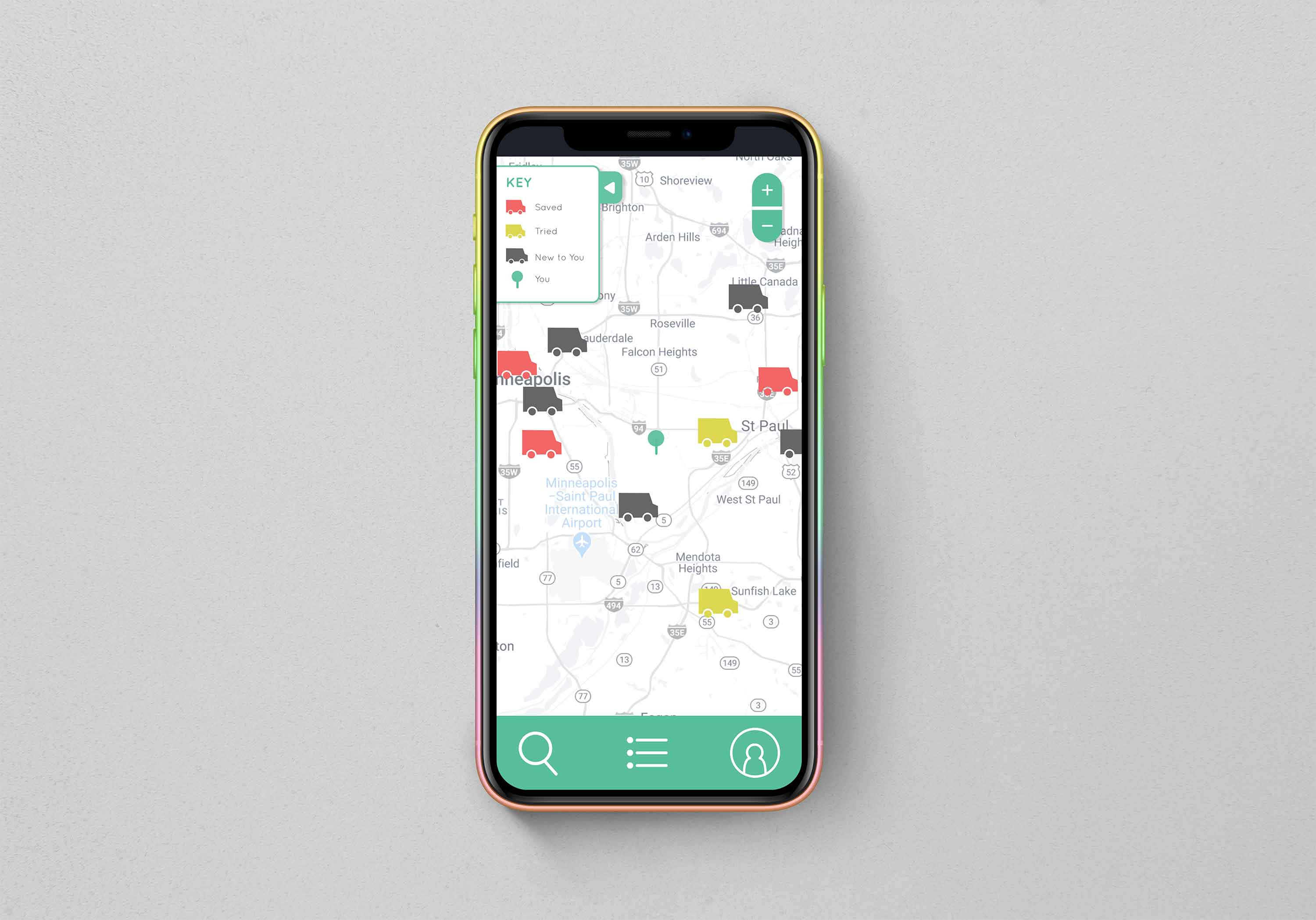 wandertruck, a food truck finding app